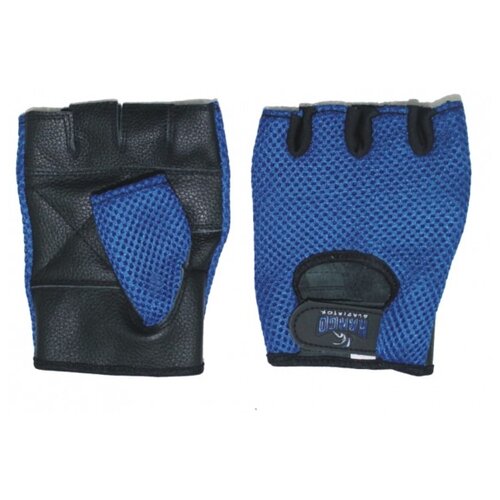 фото Перчатки для фитнеса kango wgl-072 black/blue m
