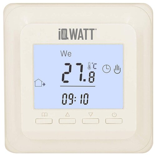 Терморегулятор IQWATT Thermostat P слоновая кость термопласт термостат thermostat 76 ossca 10234