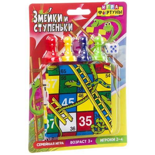 Настольная игра Фортуна Змейки и ступеньки Ф94952