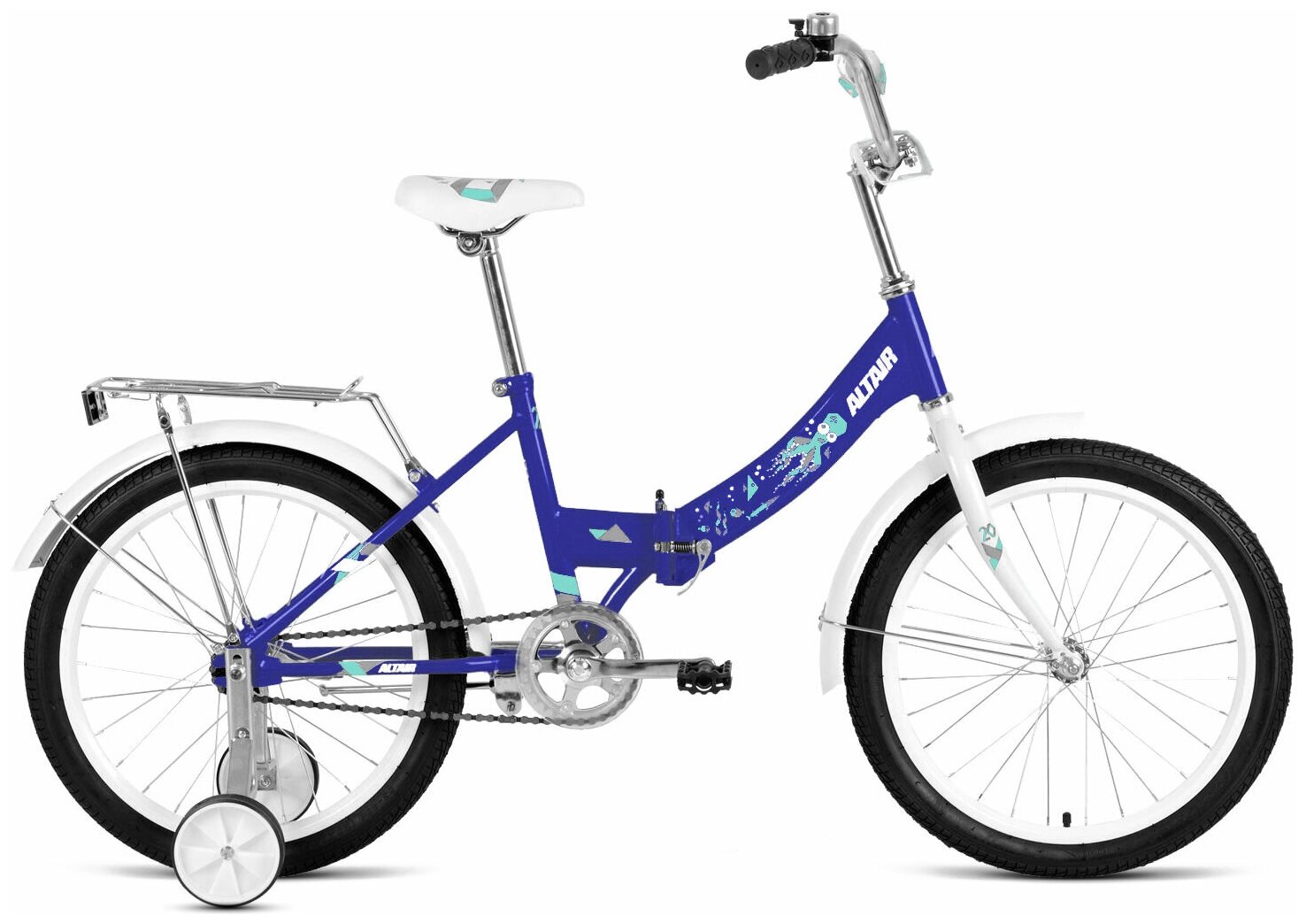 Детский велосипед ALTAIR City Kids 20 Compact (2020) синий 13" (требует финальной сборки)