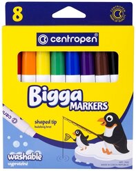 Centropen Набор фломастеров Bigga Markers (7650), 8 шт.