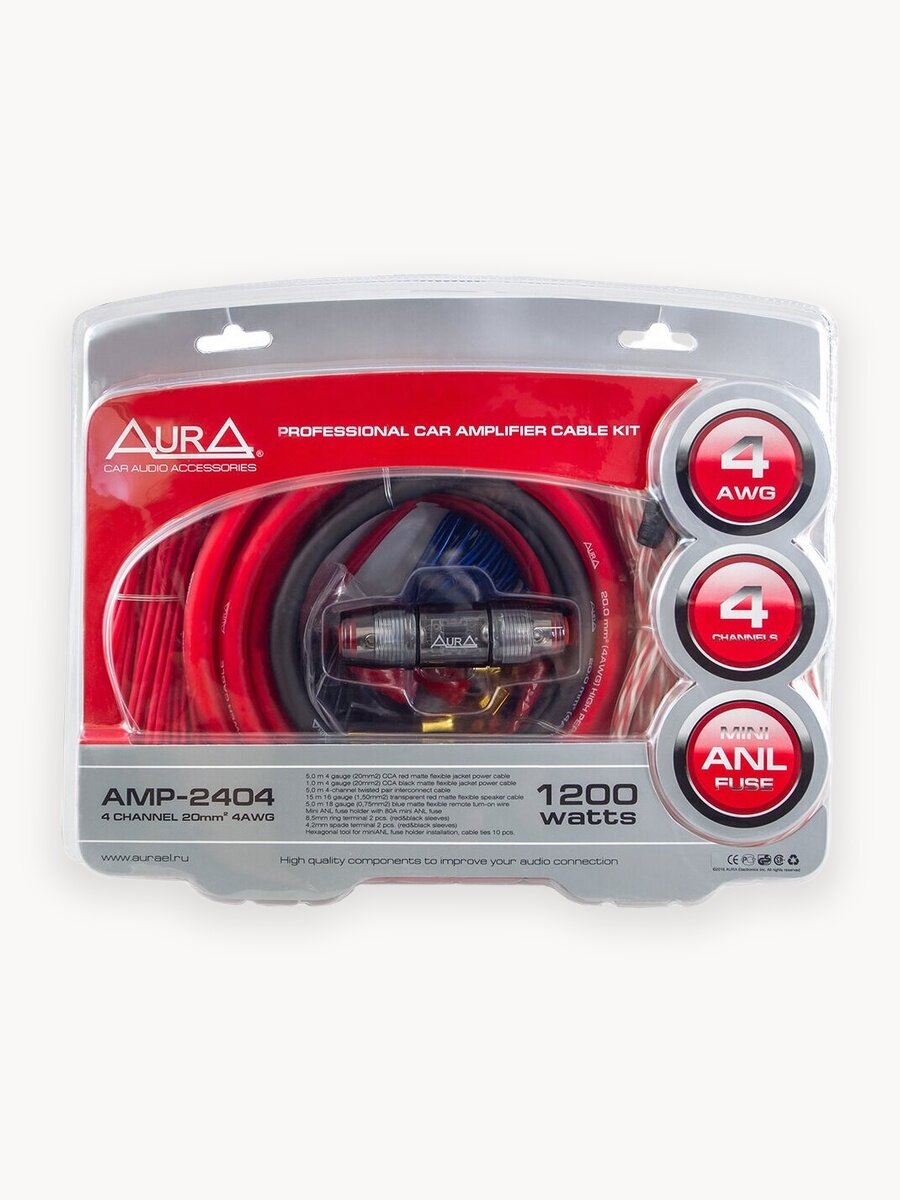 Комплект для установки усилителя AurA AMP-2404