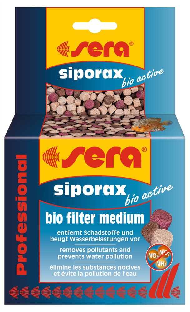 Sera Биологический наполнитель SIPORAX BIO ACTIVE Professional 210 г.