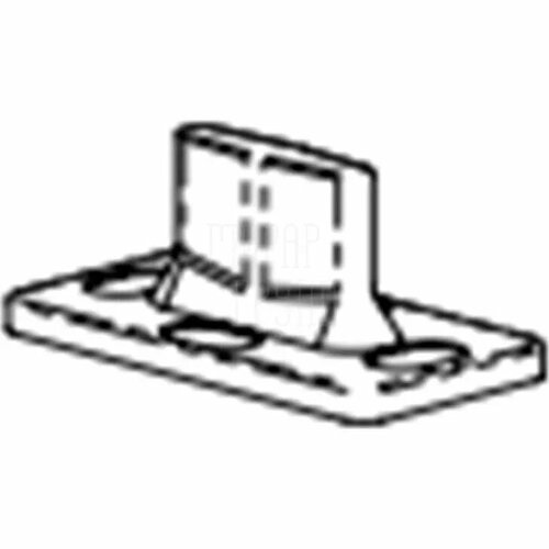 Нижний стопор для неподвижного полотна Art. S.65 неанодированный