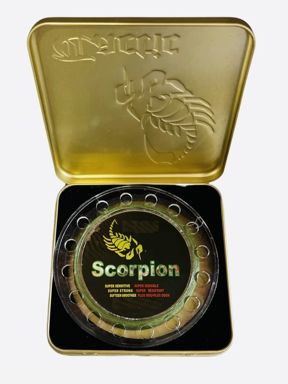 Плетеный шнур Scorpion зеленый 0.18 мм (14.6 кг), 135 м