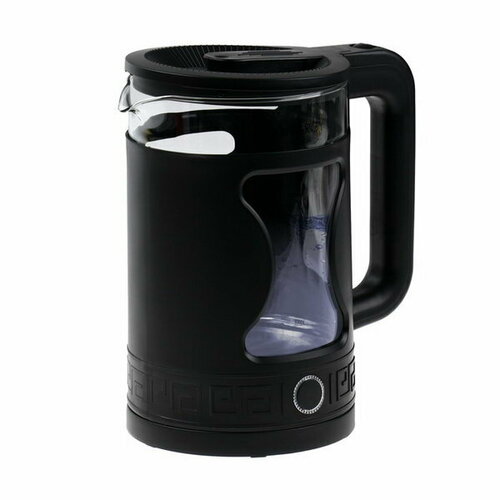 Чайник электрический E-257 пластик колба стекло 15 л 1500 Вт чёрный 199200₽