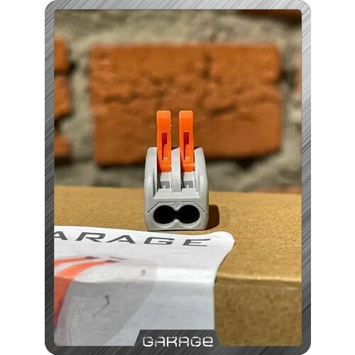 Клемма WAGO ваго универсальная 2-х проводная 50 шт 222-412 550₽