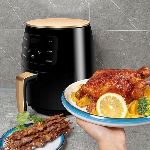 Аэрофритюрница KaringBee JD389 Smart Air Fryer черный45л100 вкладышей в подарок 3799₽
