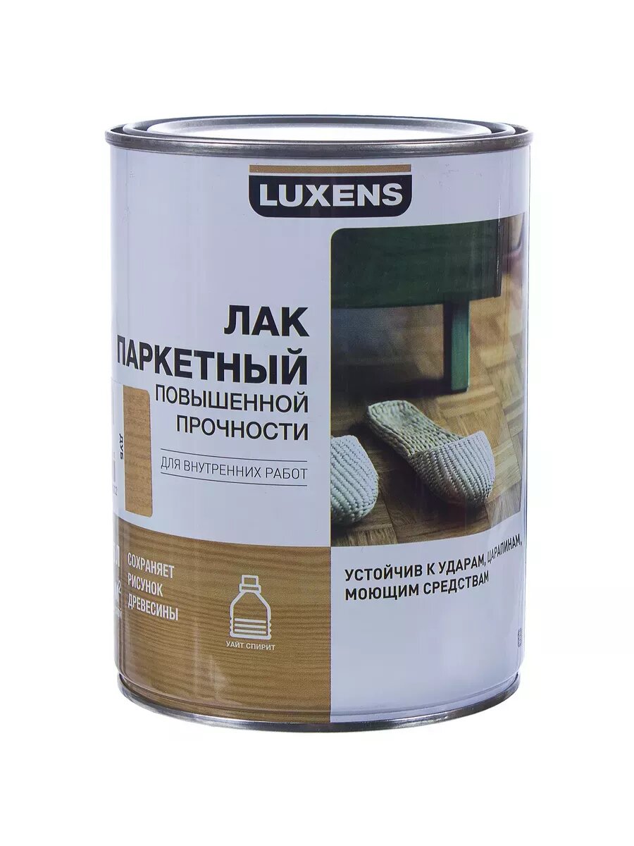 Лак паркетный полуматовый цвет дуб 0.75 л