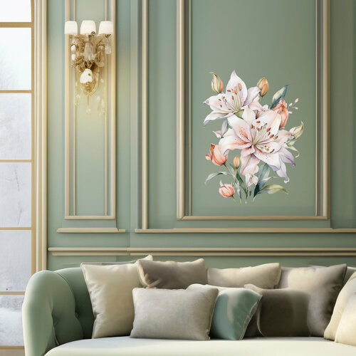 Интерьерные декоративные большие наклейки для дома и дачи на стену/шкаф