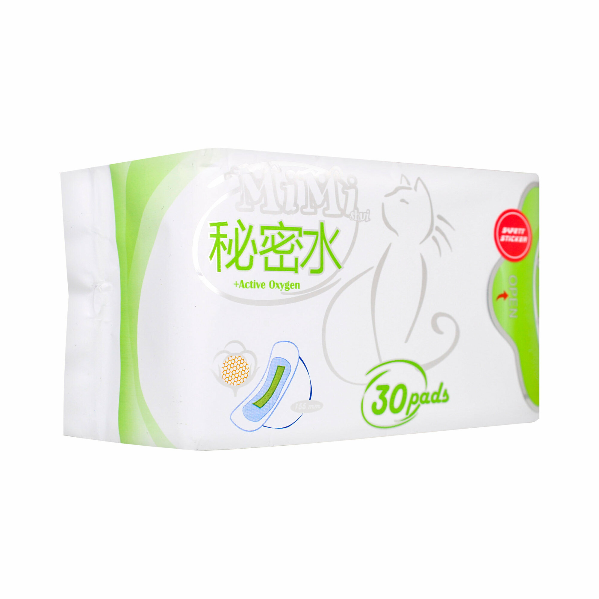 Гросс MiMishui Прокладки гигиенические ежедневные (155мм) 30шт/уп