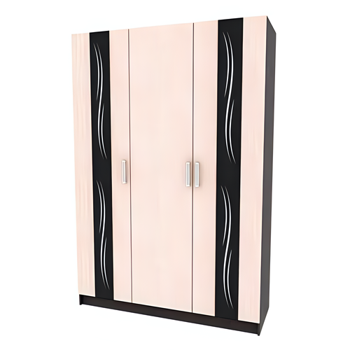 Шкаф Эрика, материал ЛДСП, цвет коричневый, размер 150х220х55 см.