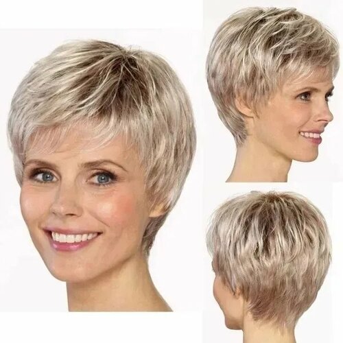 Модные короткие женские парики с натуральными волосами