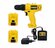 Аккумуляторная дрель-шуруповерт DEWALT DCD700D2, 12 В, 1500 об/ми...