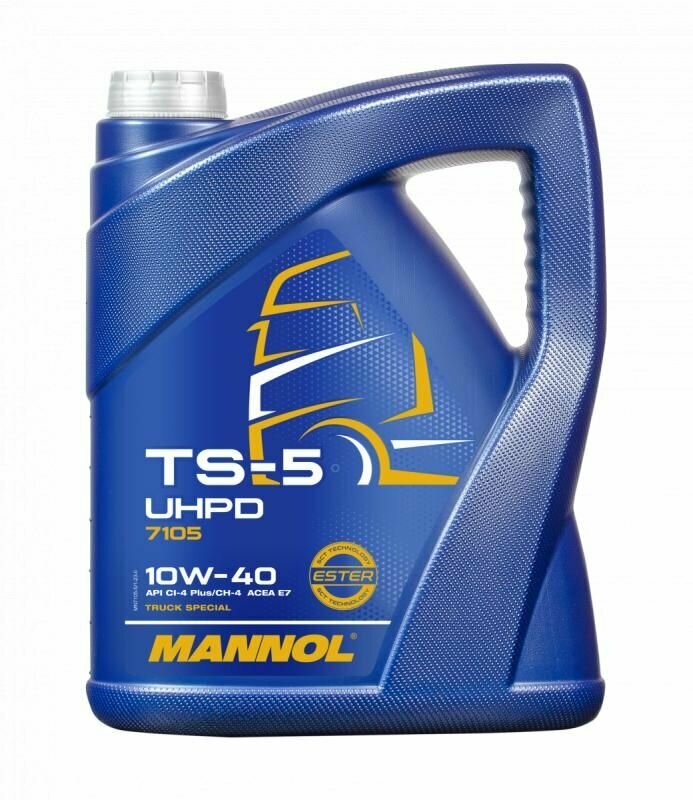 Масло моторное MANNOL TS-5 UHPD 10W40 п/синтет. (API CI-4/CH-4/CG-4/CF-4/SL) 5л.