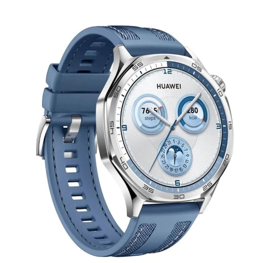 Умные часы HUAWEI WATCH GT 5, VLI-B19, 1.43", синий, (55020DGJ) — фото 1