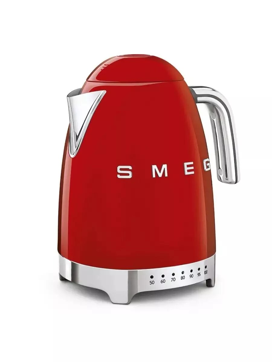 Электрический чайник Smeg KLF04RDEU, мощность 2400Вт, 1.7 литра — фото 1