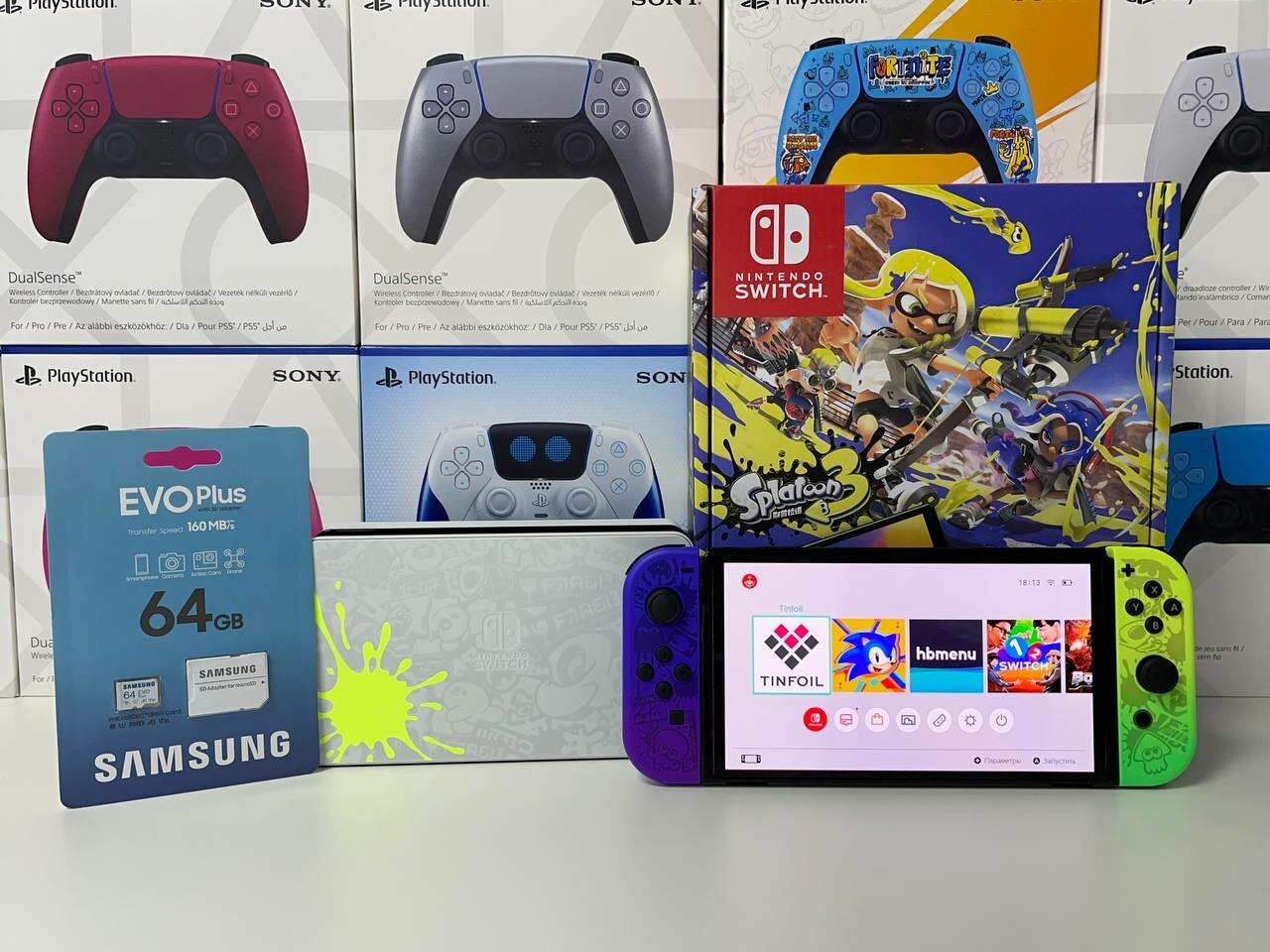 Nintendo Switch Oled Splatoon3 64+64gb Raspberry pi 2024 30 топ игр