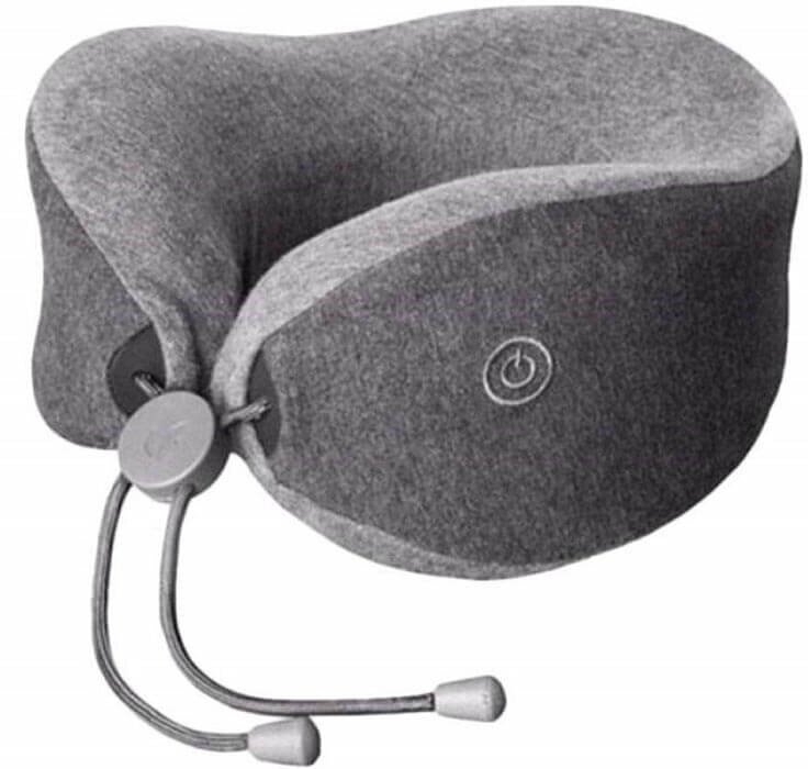 Массажная подушка для шеи Xiaomi LeFan Massage Sleep Neck Pillow, LF-TJ001, серого цвета