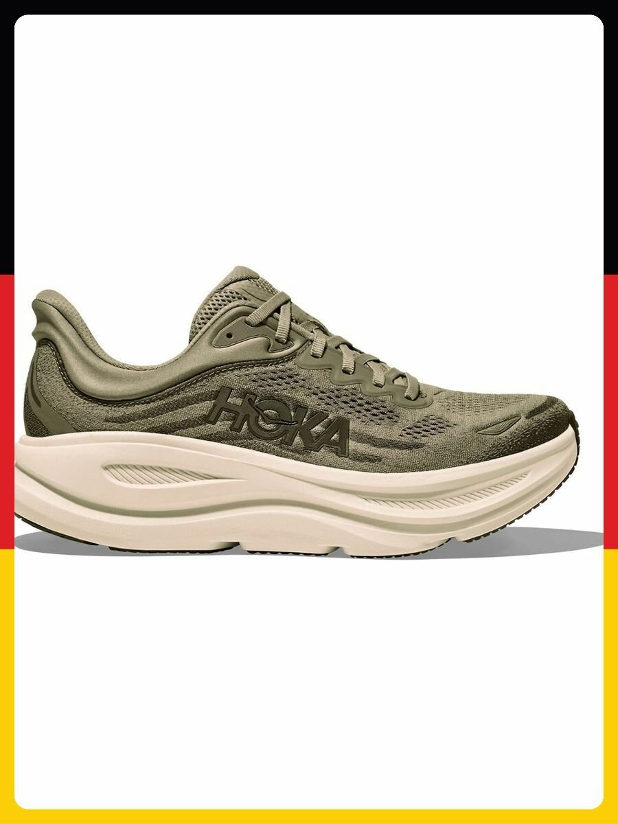 Кроссовки HOKA ONE ONE повседневные, размер 46, зеленый