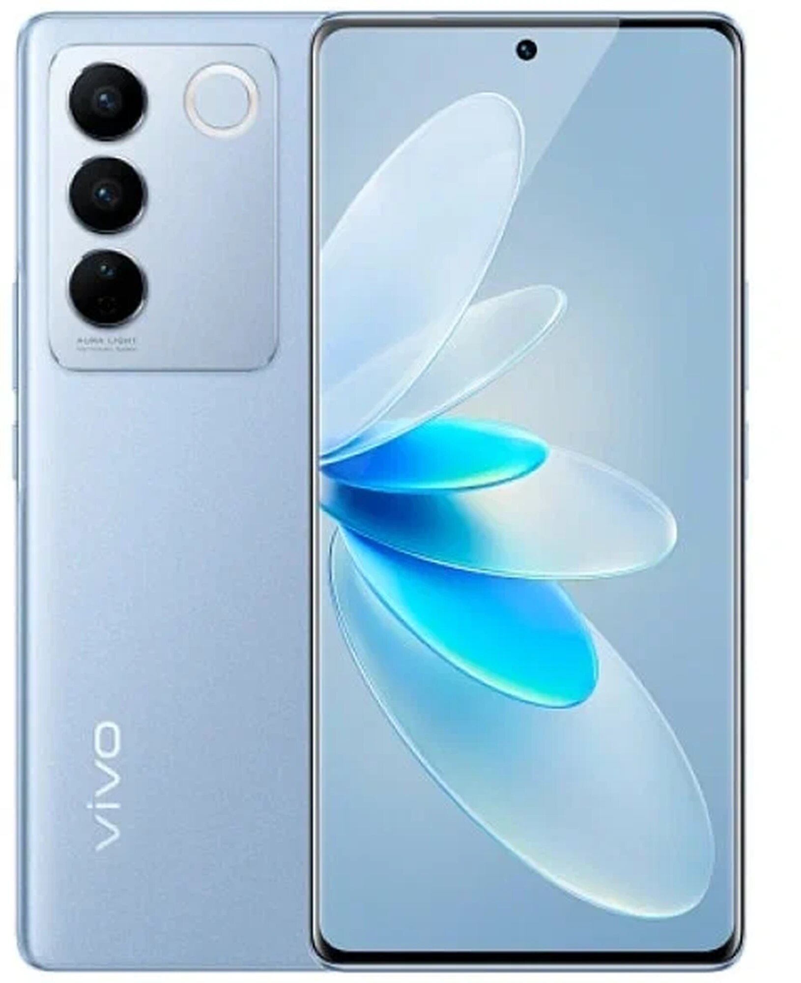 Смартфон Vivo V27 Magic Blue, 5G, NFC, 8GB/256GB, AMOLED, 6.78", синий