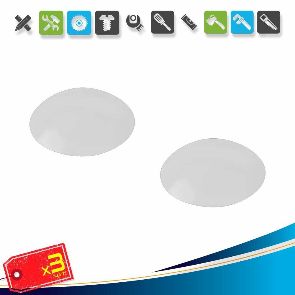 (3шт) х Демпфер дверной настенный цвет белый