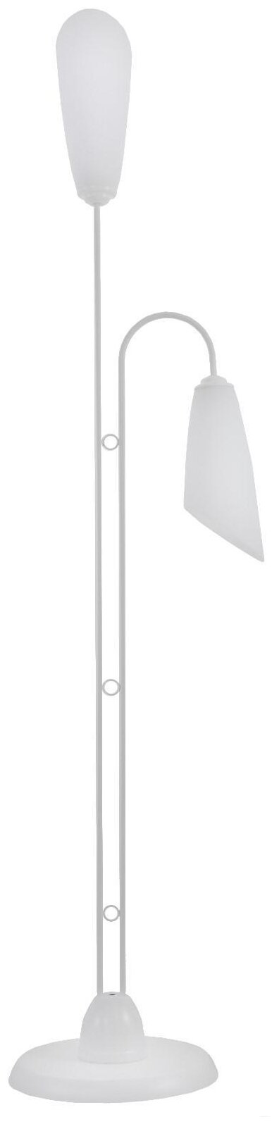 Торшер BayerLux Симпл 2x15Вт, E27, 15 Вт, высота: 154 см, белый