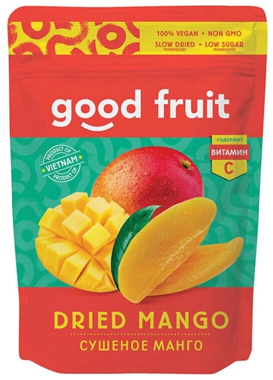 Манго Good Fruit сушеное, 100 г