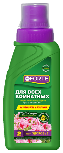Удобрение Bona Forte здоровье Органо-минеральное для всех комнатных 285мл