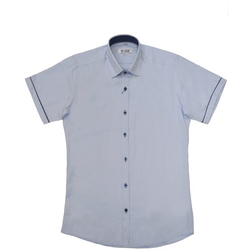 Рубашка TUGI, размер 188, голубой брюки tugi размер 188 серый