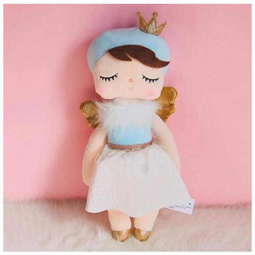 Кукла мягкая Сплюшка Ангел Metoo, 34 см, куколка принцесса с короной, игрушки для девочек, в подарочном пакете
