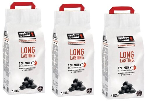 Weber Угольные брикеты «Long Lasting», 7.5 кг