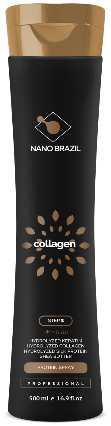 Протеиновый спрей COLLAGEN для выпрямления и коллагенирования волос шаг 3, 500 мл