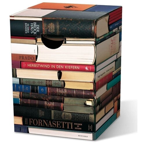 Табурет картонный сборный Bookworm PH09