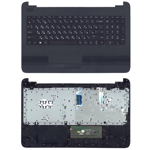 Клавиатура для ноутбука HP Pavilion 250 G4 G5, 255 G4, 15-af черная топ-панель