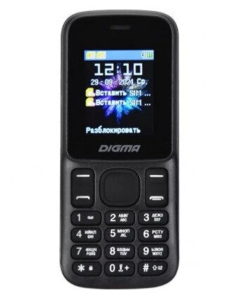 Мобильный телефон One Piece Digma Linx A172 32MB Black черный