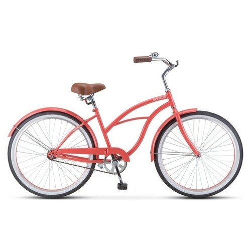 Велосипед 26 Stels Navigator-110 Lady V010 размер 17 цвет розовыйкоралл 26146₽