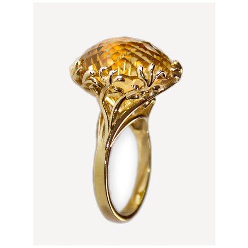 Кольцо с цитрином