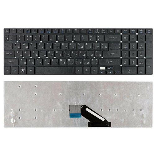 Клавиатура для Acer Aspire 5755 черная клавиатура для ноутбука acer aspire 5755 5755g 5830 5830g 5830t v3 551 v3 771 series г образный enter черная без рамки mp 10k33su 698