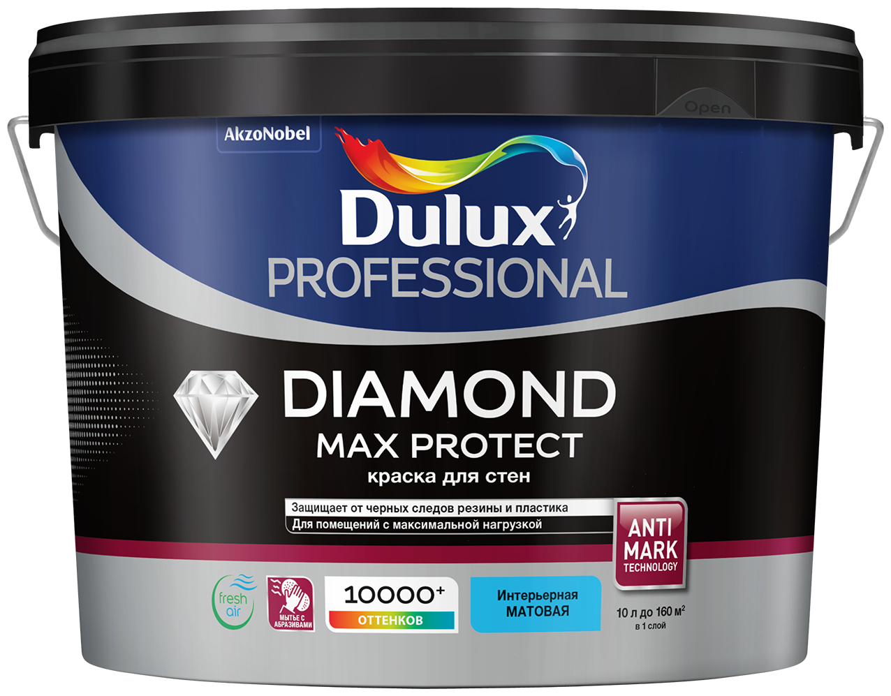 Краска водно-дисперсионная Dulux Diamond Max Protect