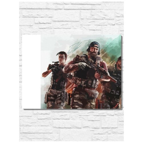 Картина по номерам на холсте игра Ghost Recon Breakpoint (PS, Xbox, PC, Switch) - 9784 Г 30x40