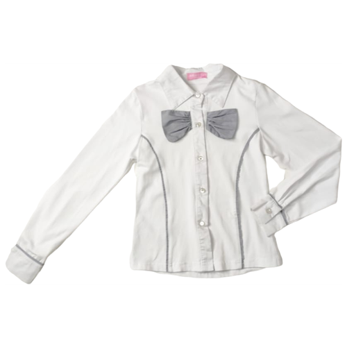 Школьная рубашка TIGAGIRL, размер 140, белый