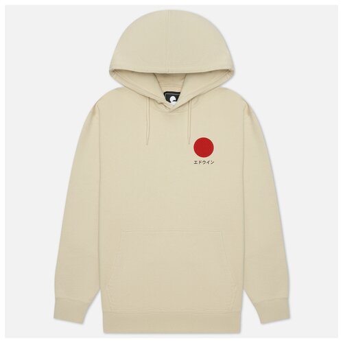 Мужская толстовка Edwin Japanese Sun Hoodie бежевый, Размер M