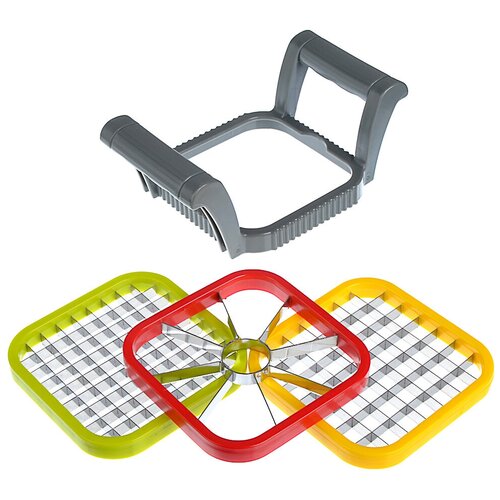 Овощерезка со сменными насадками, 16х10,5х6 см