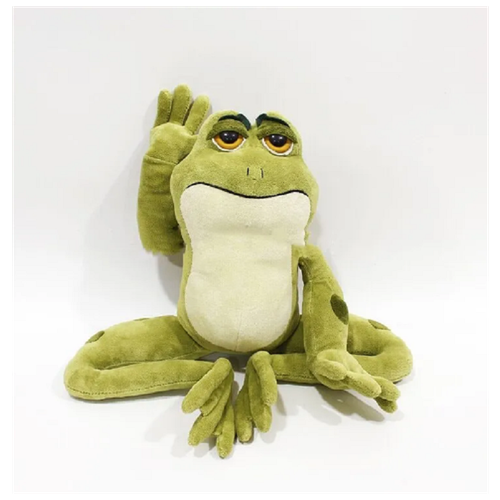 фото Мягкая игрушка лягушка, зеленая , плюшевая кукла ,40 см plush toys