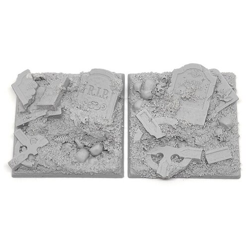 Набор квадратных подставок для миниатюр (Вархаммер, Warhammer и пр.) 