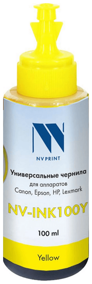 Чернила NV Print INK100 Yellow (NV-INK100Y)