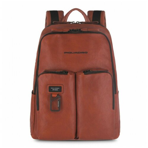 фото Мужской кожаный рюкзак piquadro ca3869ap/cu табачный