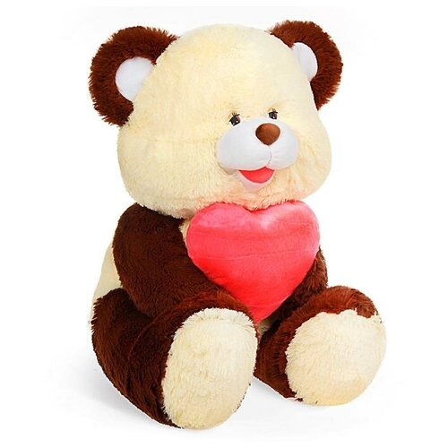 мягкая игрушка медведь с сердцем микс три медвежонка Мягкая игрушка «Медведь с сердцем», микс
