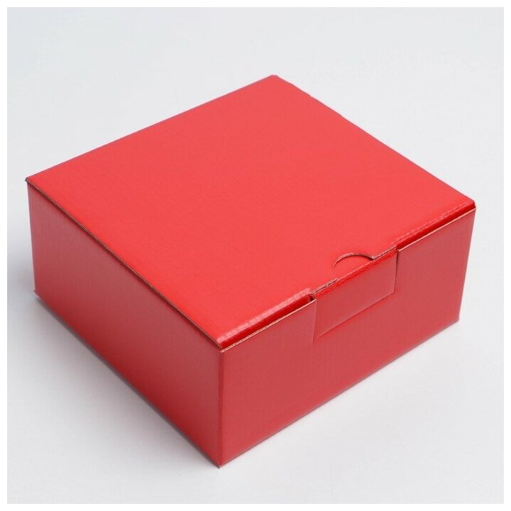 Коробка складная «Красная», 15 х 15 х 7 см